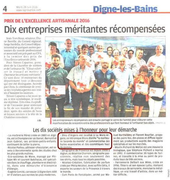 La Provence 28 juin 2016